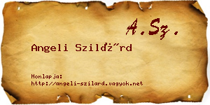 Angeli Szilárd névjegykártya